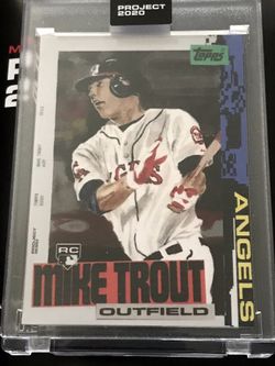 Topps Project 2020 85 Mike Trout Angels MVP
