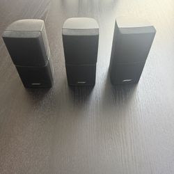 3x Bose Double Cube