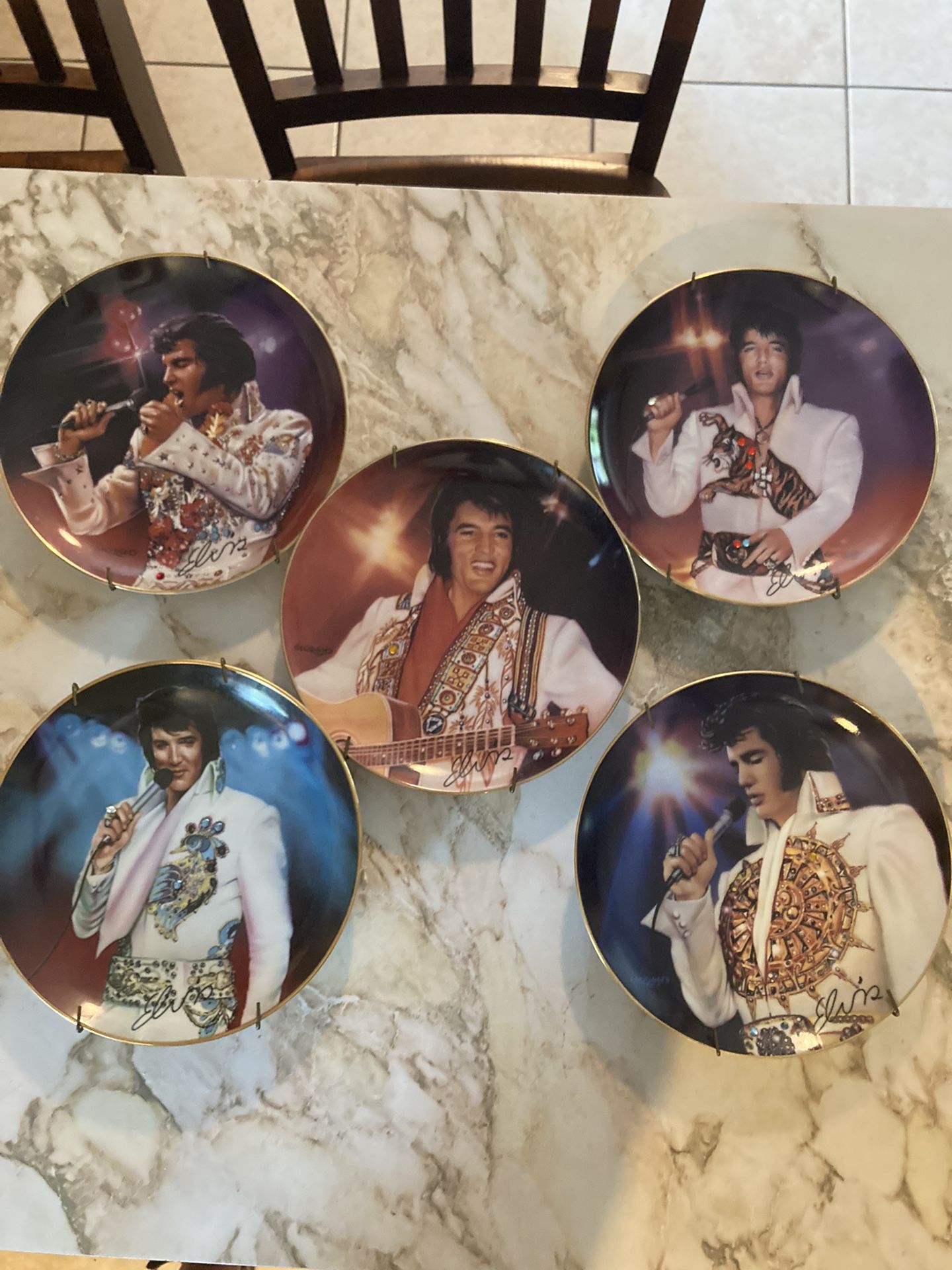 Bradford Exchange “ELVIS” Plates