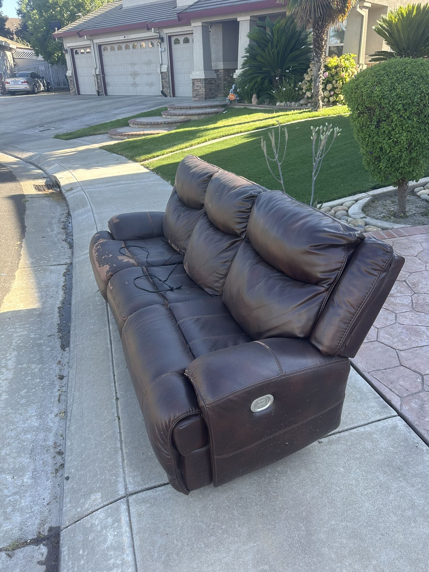 FREE LEATHER SOFA