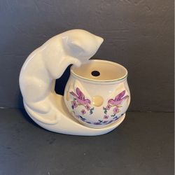 Vintage Cat And bowl