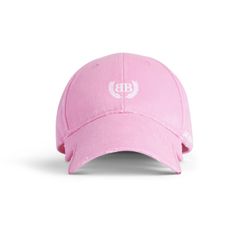  Balenciaga Laurel Classic Cap In Baby Pink