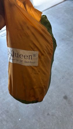 cute queen brand extra large, green golden hammock with ropes