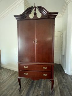 Solid Cherrywood Bombay Company Armoire