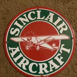 Sinclair Aircraft Sign 