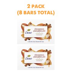 (2 Pack x 4) Dove *Limited Edition* Beauty Bar Cinnamon Pumpkin Pie
