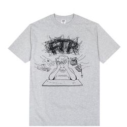 FTP Peer Pressure Tee Heather Grey Size Large Brand New