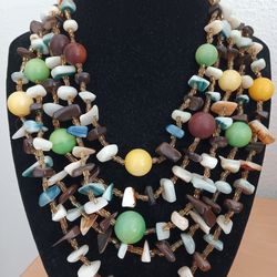 5 layered necklace