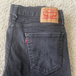 Levi’s Straight Leg Jeans Faded Black 32x32