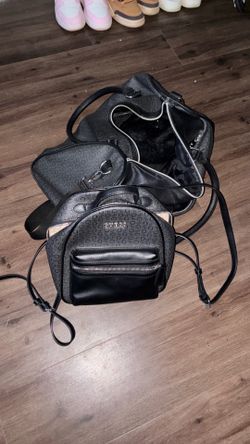 Guess mini backpack and duffle bag