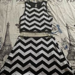 Hot crop Top And Skirt - Perfect For anytime