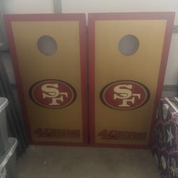 Custom 49er Cornhole Boards