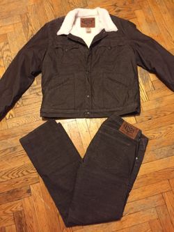 True Religion Brown Top Bottom Set