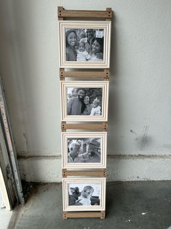 ladder photo frame decor