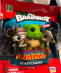 Skifidol Italian Brainrot – Universo Psichedelico Series 1 3D Keychain Blind Bag: New and unopened
