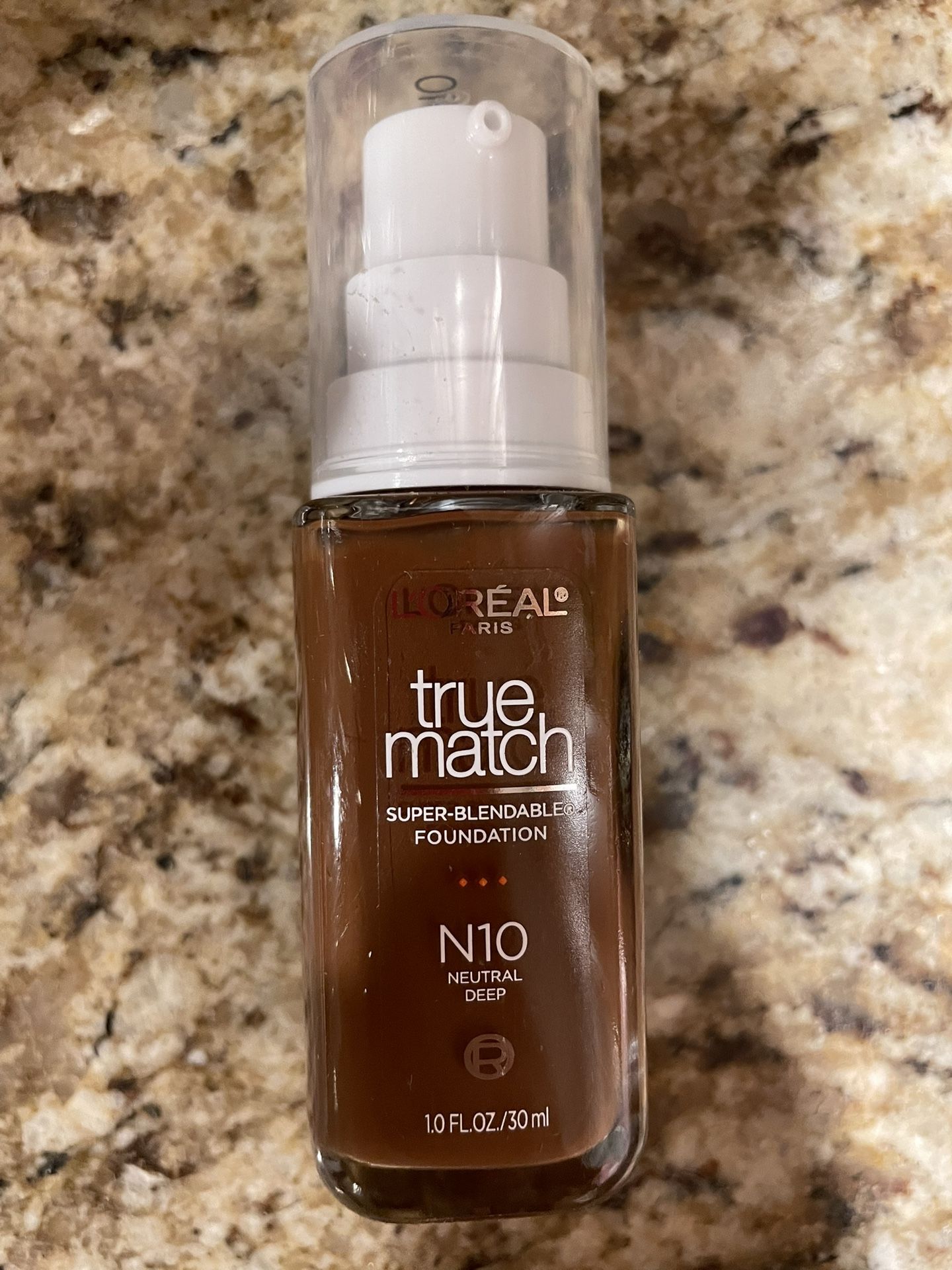L'Oreal True Match Super Blendable Foundation in color N10 (neutral deep)!
