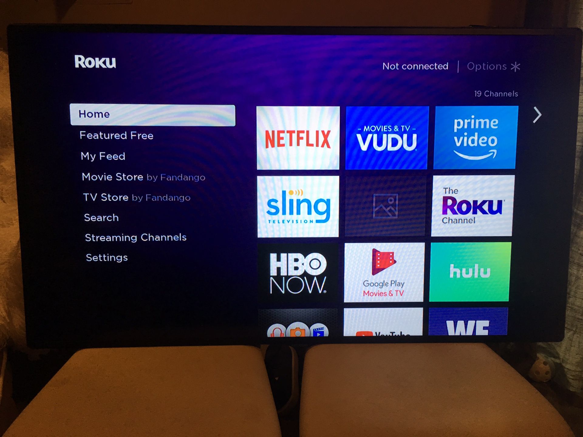 50” Nexus Smart TV w/Roku