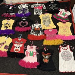 Ropa De Niña De 6-24 Meses Usada Y Nuevas Son 16 Piezas Por $30