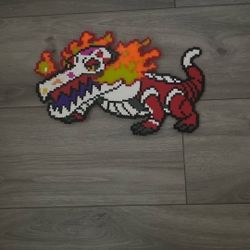 Skeledirge Pokemon Perler Bead/ Pixel Art