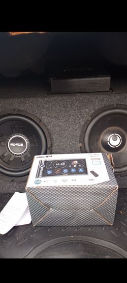 Subs amp and radio