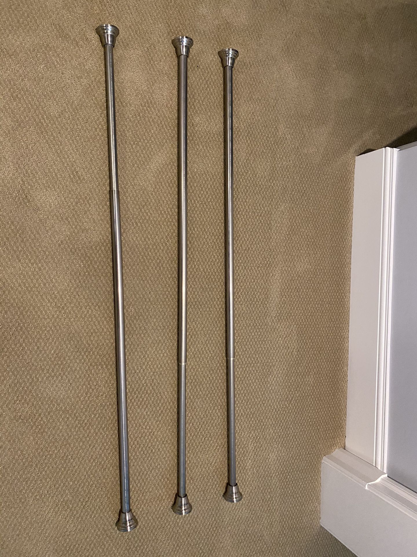 Shower rods (heavy duty, new)