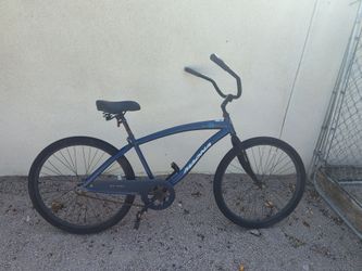 Navy blue beach cruiser