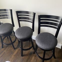 24” Counter Top Stools - 3 