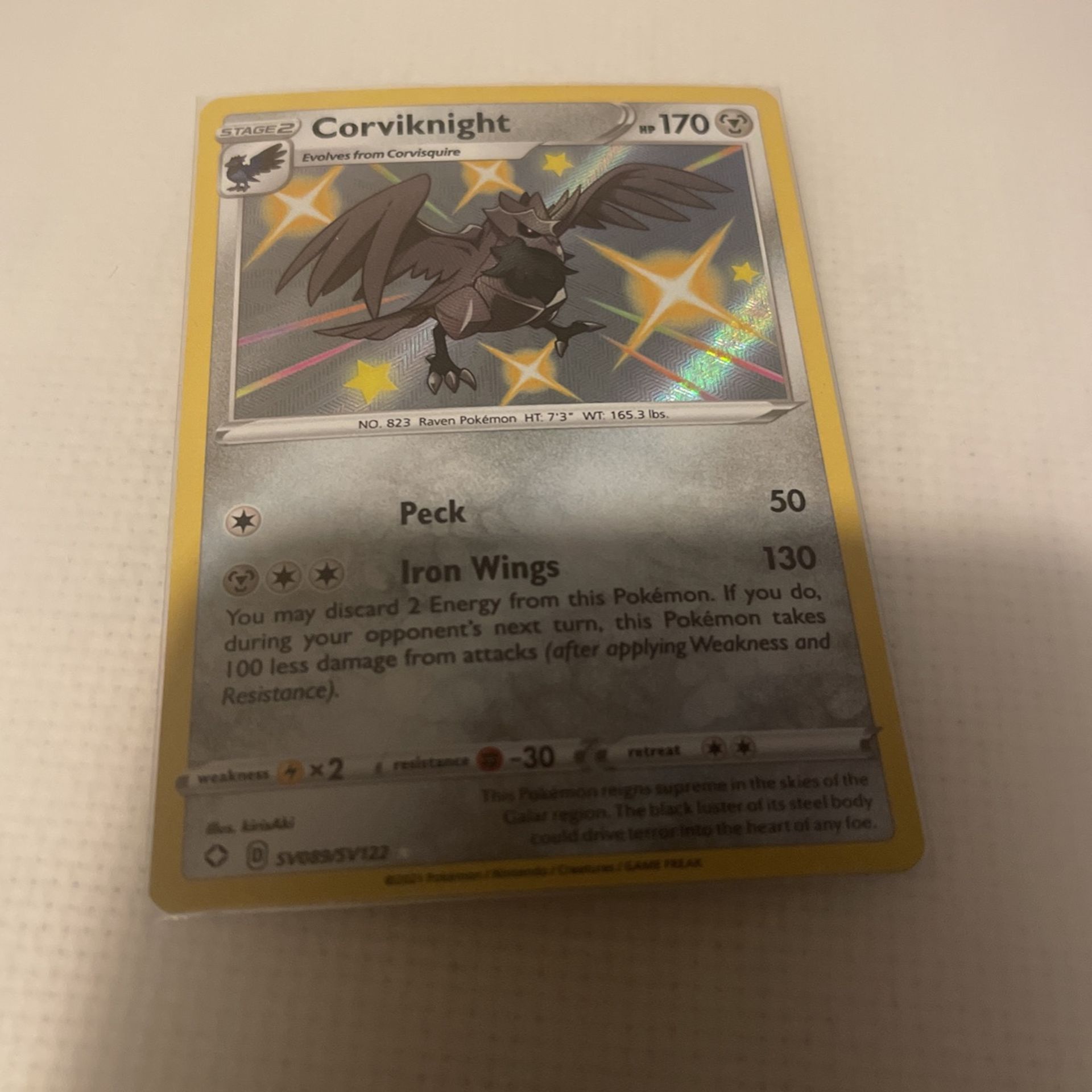 Pokémon Corviknight SV89/SV122