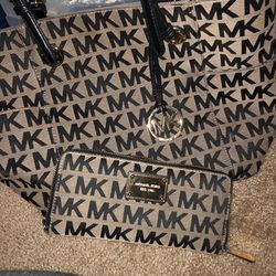 Michael Kors purse and wallet