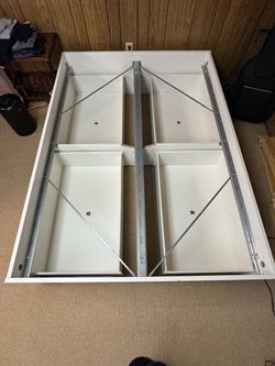 IKEA bed frame with drawers full size