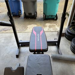Weight Bench  And Hand Weights