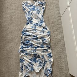 Blue Floral dress