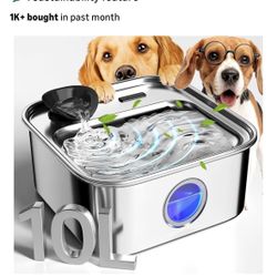 oneisall Dog Water Fountain for Large Dogs