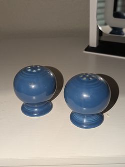 Blue Ceramic Salt & Pepper Shakers