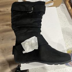 Journee Jester Knee High Boots – Black – Women’s Size 8.5 – NEW!