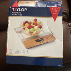 Brand New Bamboo Kitchen Scale 