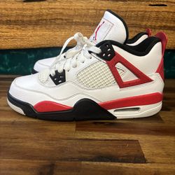 Air Jordan 4 Retro GS Size 6 Youth Red Cement Women's 7