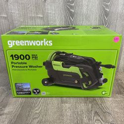 Greenworks 1900 Max PSI Portable Pressure Washer