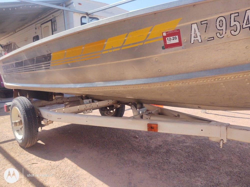 12ft Grumman fishing boat for Sale in Sun City West, AZ OfferUp