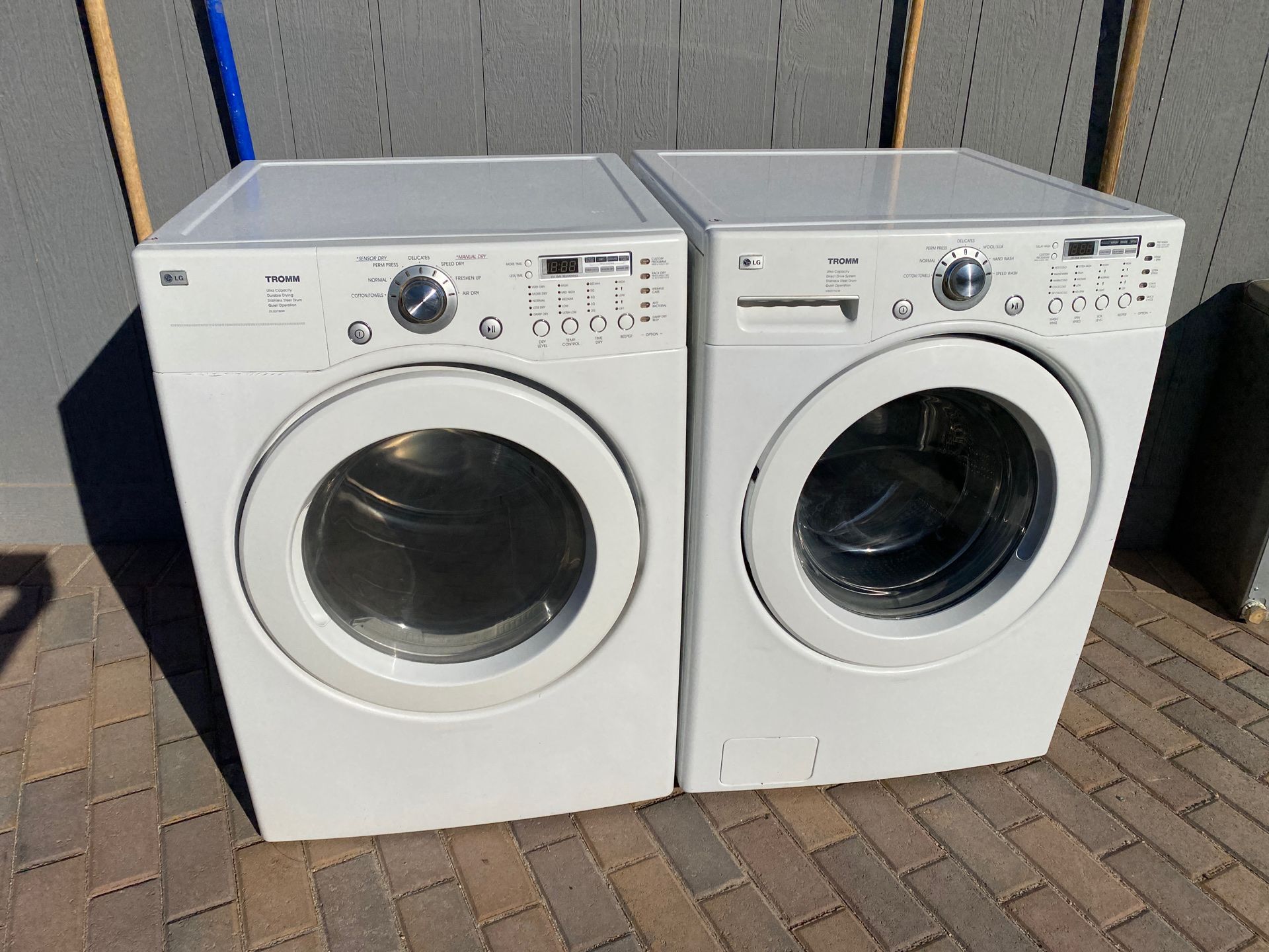 LG Washer and GAS Dryer