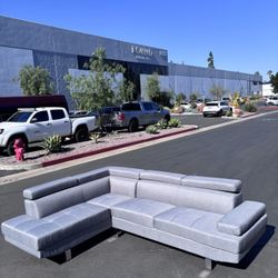 New 104” Fabric Sectional Sofa