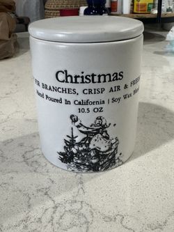 Christmas Santa Ceramic Holiday Candle Scent Celebrity