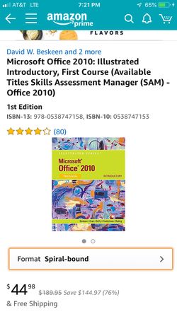 Microsoft Office 2010 illustrated introductory, first course