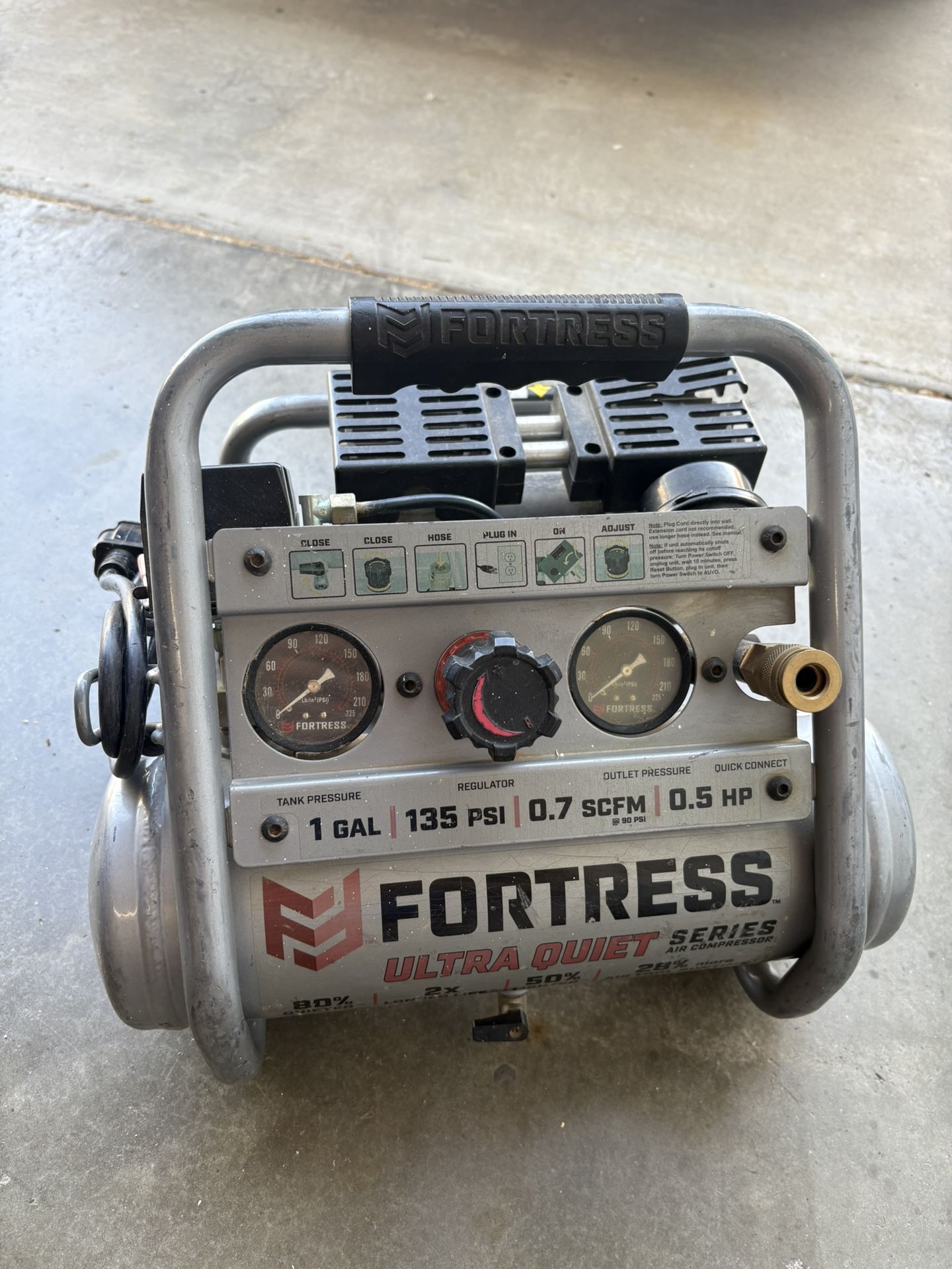 Fortress Air Compressor 1 Gal