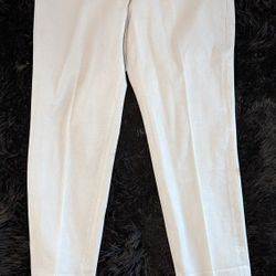 Banana Republic Sloan Fit Capri Pants Women's Size 10, light Gray

In good condition