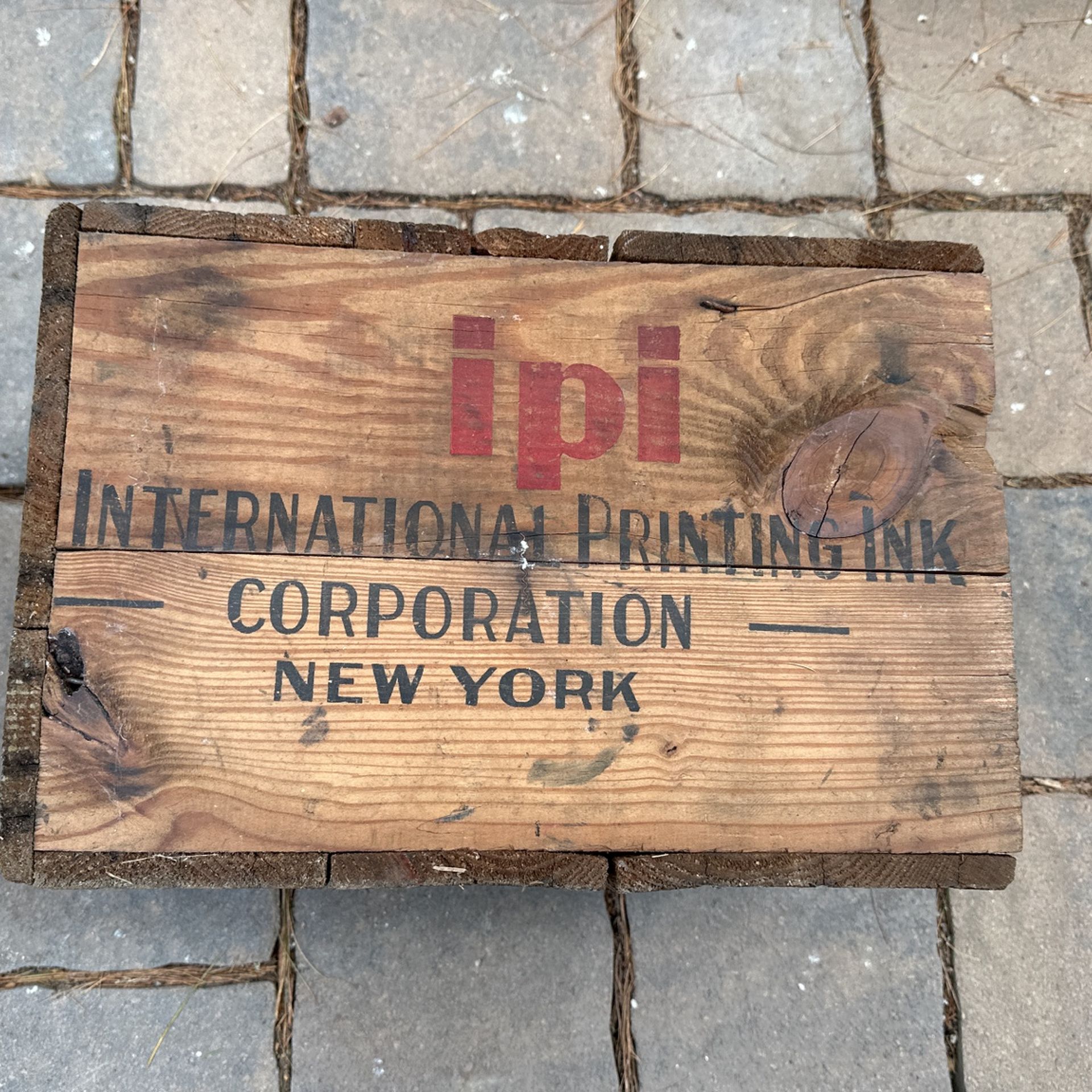 Vintage International Printing Ink Because C