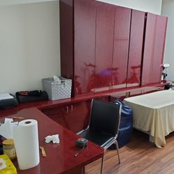 Full Wall UNIT With Desk 