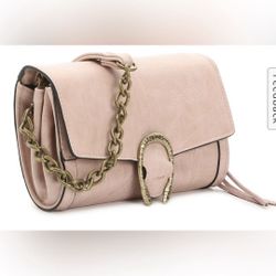 Madden Girl Pink Horseshoe Crossbody Bag🩷✨