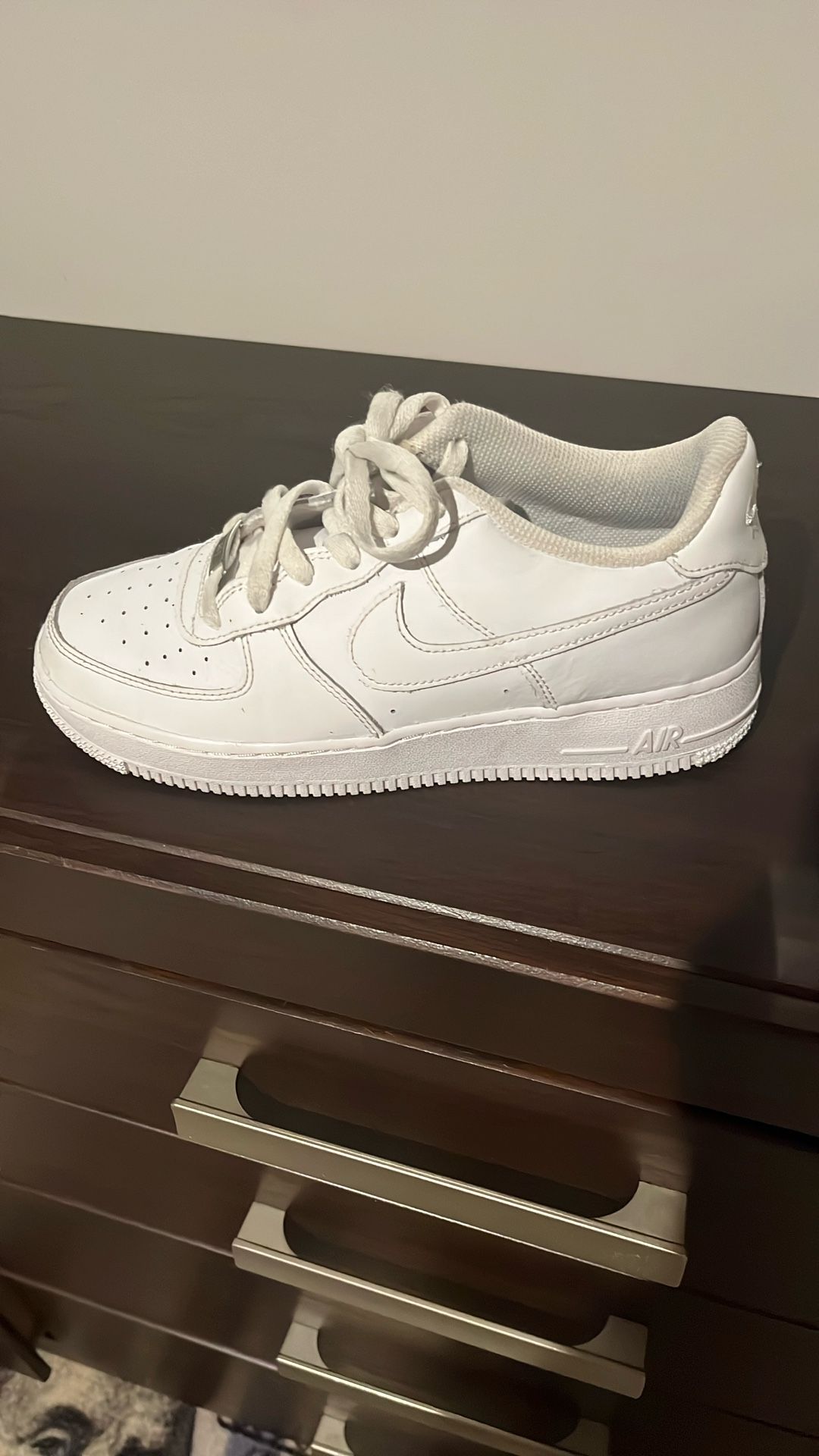 Nike White Air Forces Size 7