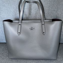 Gray Coach Tote Bag - Great For Travel/Work Bag